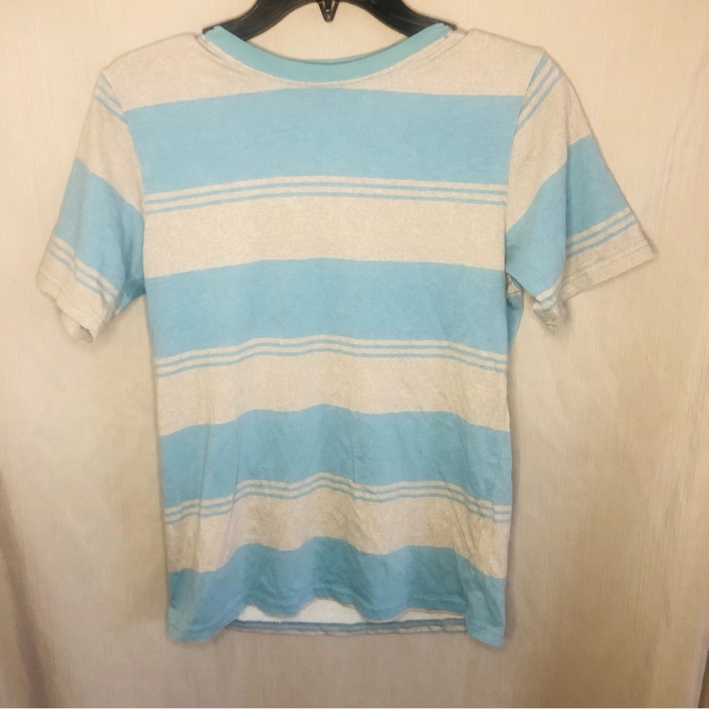 Like New Blue And Gray Short Sleeve Shirt
